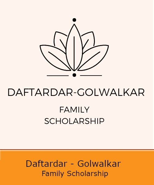 The Daftardar - Golwalkar Family Scholarship #1